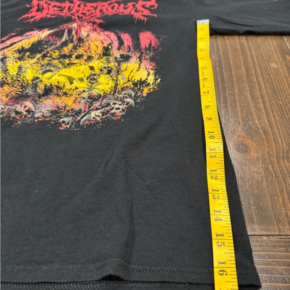 Detherous Thrash Heavy Metal Concert T-Shirt - Picture 8 of 9